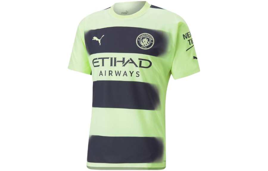 PUMA Manchester City Soccer Jersey Player Edition Men's Green