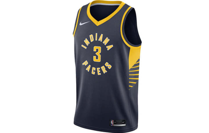 Nike Nike Basketball Jerseys Men's Marine Blue Moderate Straight Fit