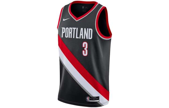 Nike Nike Basketball Jerseys Men's Black Moderate Straight Fit
