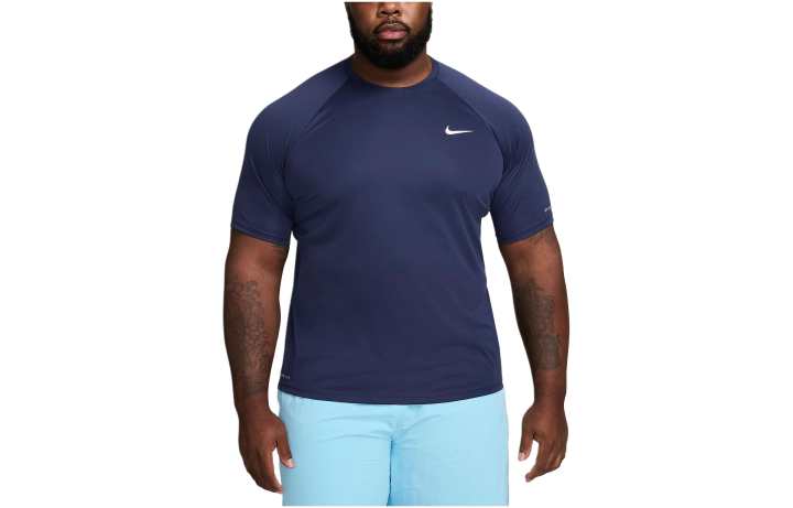 Nike Nike Swim Hydroguard Essential Men's Dri-FIT Uv Short Sleeve Top (Big & Tall)