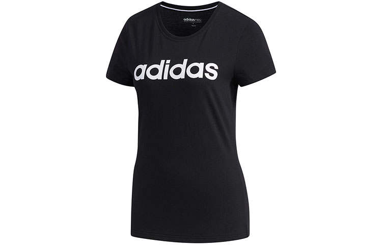 Adidas Neo Set in Sleeve T Shirt Women's Black