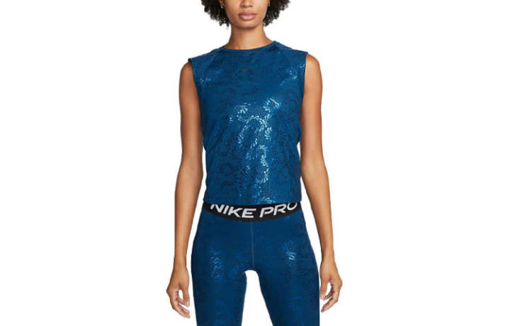 Nike Nike Tank Tops Women's Blue Straight Fit