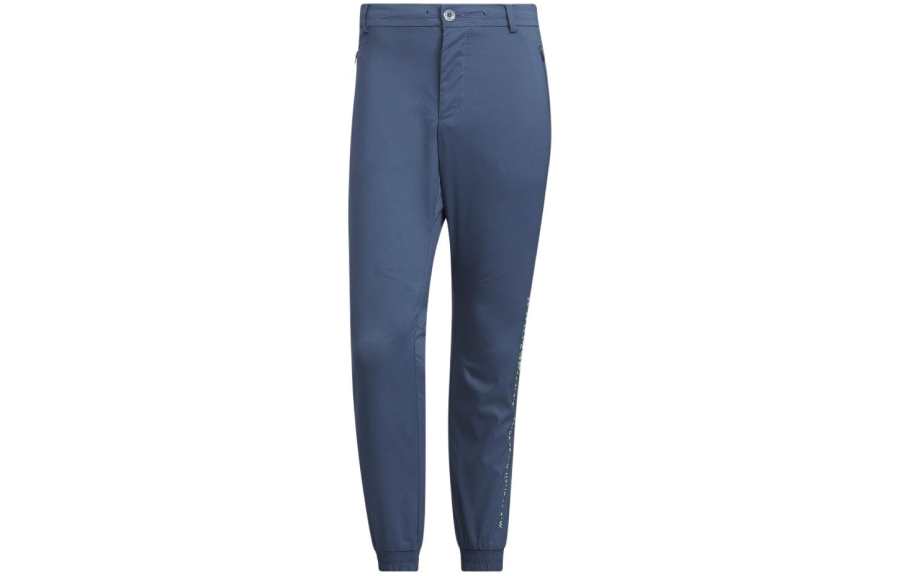 Adidas Adidas Casual Pants Men's Blue Moderate Cuffed Pants
