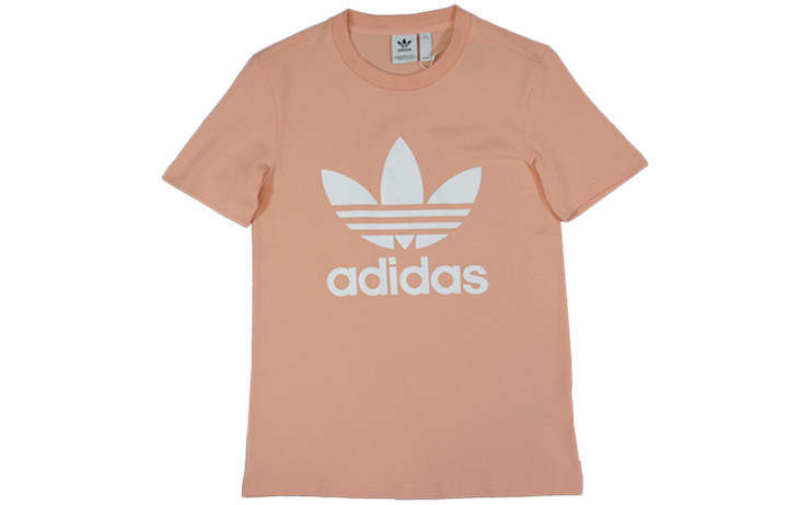Adidas Originals Set in Sleeve T Shirt Women's Pink