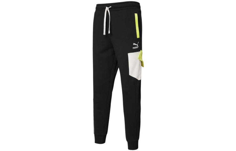 PUMA PUMA Knitted Sweatpants Men's Black
