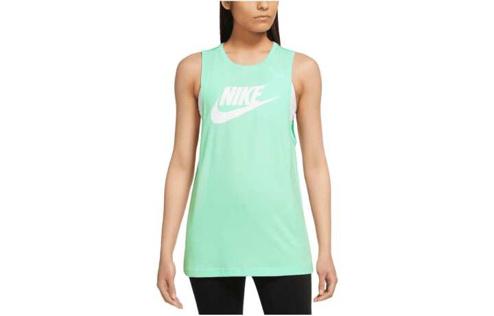 Nike Nike Tank Tops Women's Green Crew Neck Moderate Straight Fit