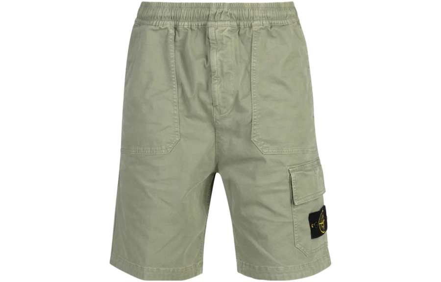 STONE ISLAND Casual Shorts Men's Green Moderate