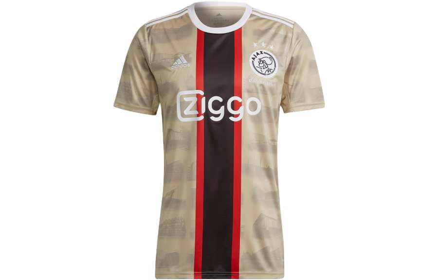 Adidas Adidas x Daily Paper Ajax Soccer Jersey Fan Edition Men's Grassland Brown