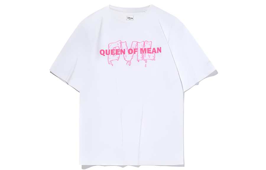 Li-Ning Li Ning T Shirts Women's White Crew Neck Moderate Straight Fit