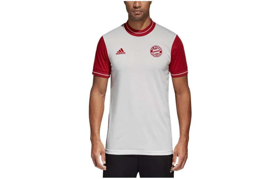 Adidas Adidas Bayern Munich Black Soccer Jerseys Men's White Moderate Straight Fit