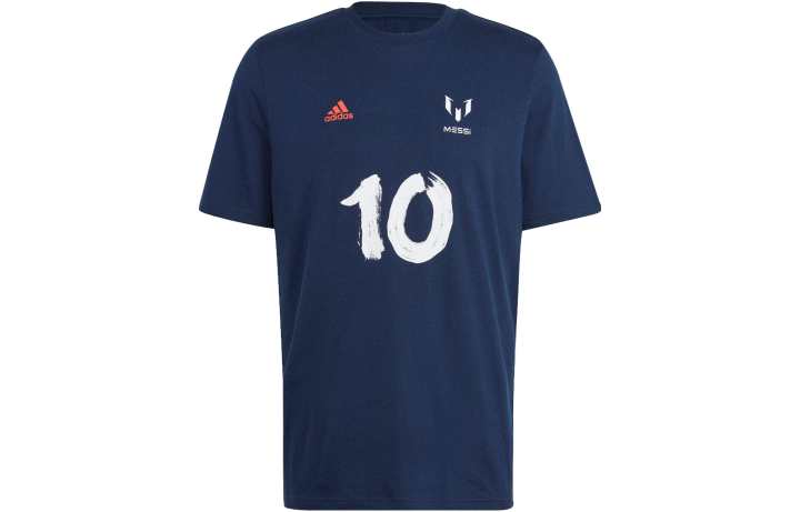 Adidas Adidas Messi Soccer Jerseys Men's Dark Blue Moderate Straight Fit