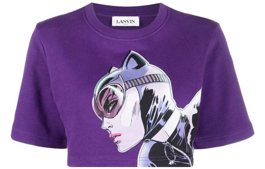 Lanvin Crop Top Women's Bright Purple