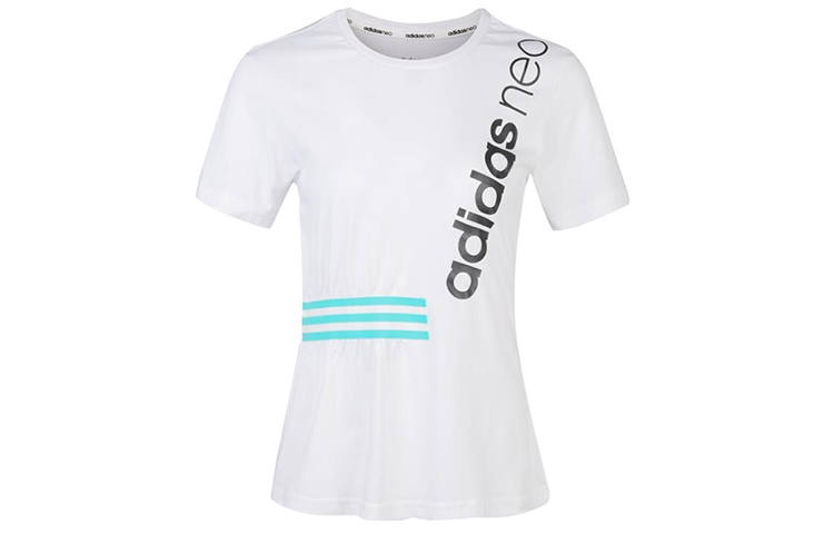 Adidas Adidas T Shirts Women's White Crew Neck Moderate Straight Fit