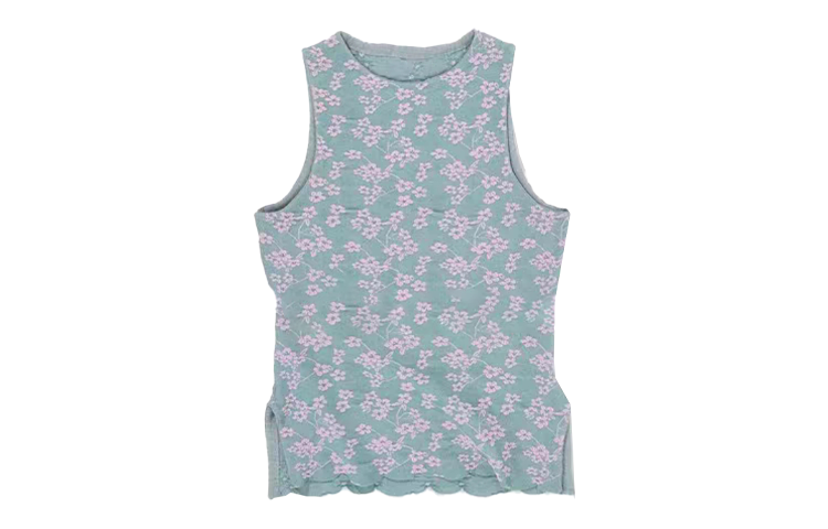 LOW CLASSIC Tank Tops Women's Blue Crew Neck Moderate Other