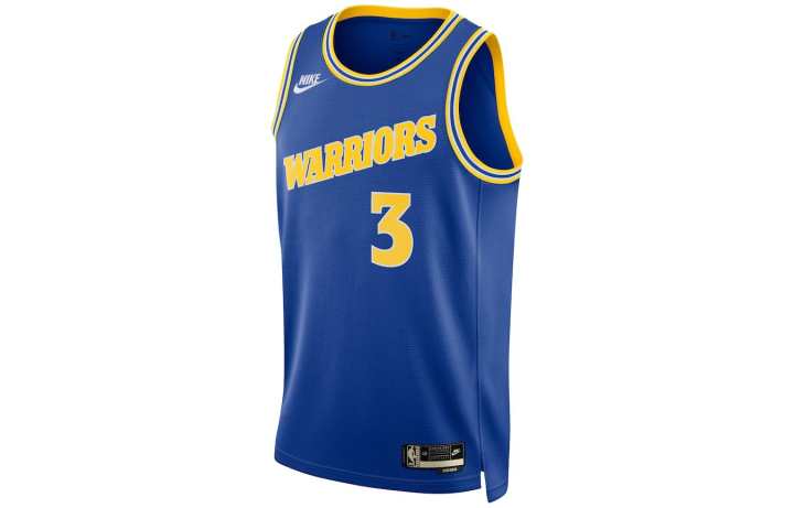 Nike Nike Basketball Jerseys Men's Blue Moderate Straight Fit