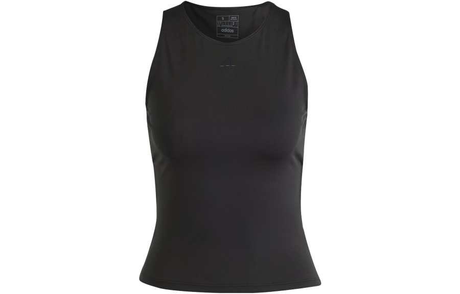 Adidas Adidas Tank Tops Women's Black Crew Neck Moderate Straight Fit
