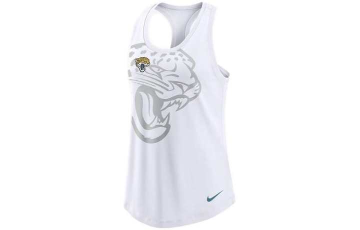 Nike Nike Tank Tops Women's White Crew Neck Moderate Straight Fit