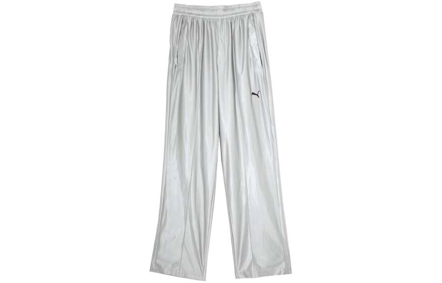 PUMA Pd Rct T7 OVERSIZED METALLIC TRACK PANTS Casual Pants Unisex Light Gray