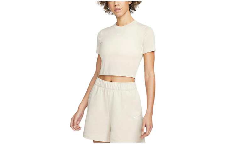Nike Nike Sportswear Essentials Crop Top Women's Dune White