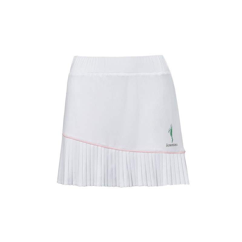 Kawasaki Blue And White Porcelain Collection Skirt Women's White