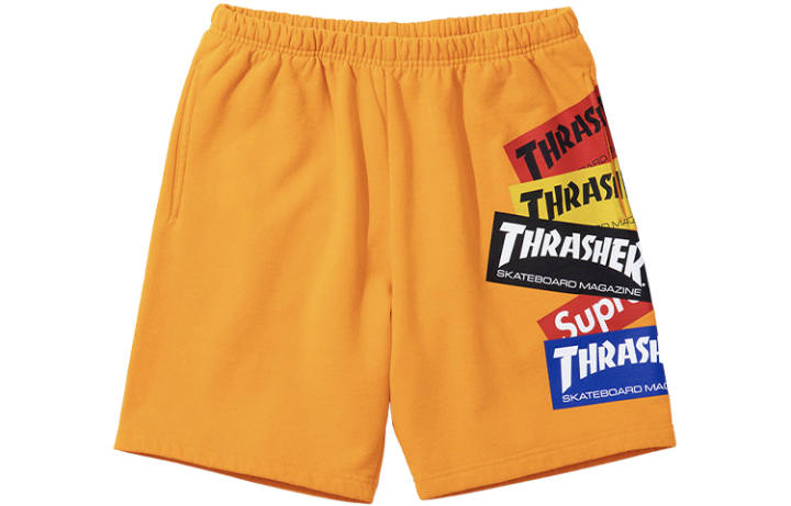 Supreme Supreme x Thrasher logo-print track shorts