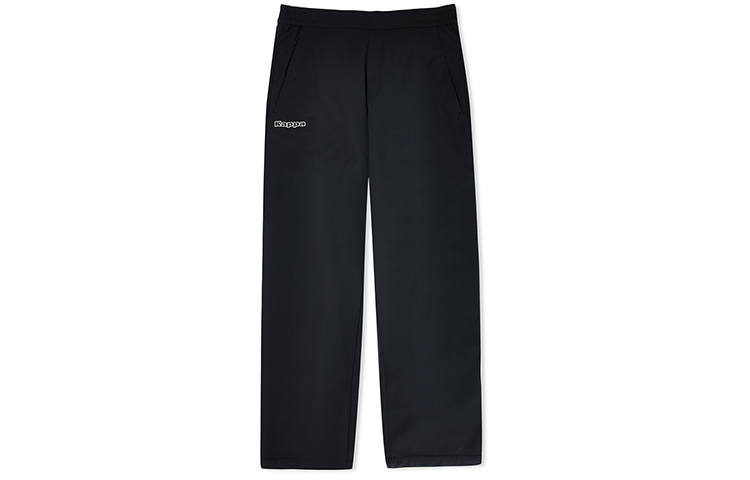 Kappa Casual Pants Men's Black 990 Moderate Straight Fit Pants