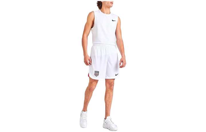 Nike Nike Soccer Bottoms Men's White Moderate Bermuda Shorts