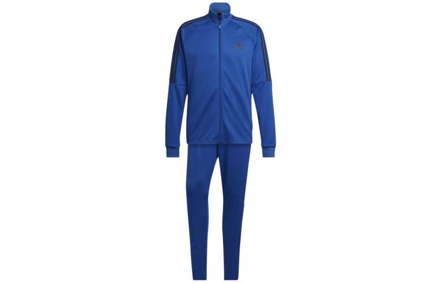 Adidas Adidas Conjunto Aeroready Sereno Cut 3 Franjas Casual Sportswear Men's Blue