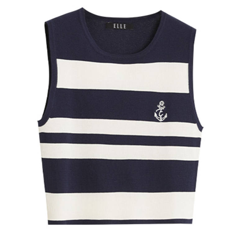 ELLE Tank Top Women's Navy Blue