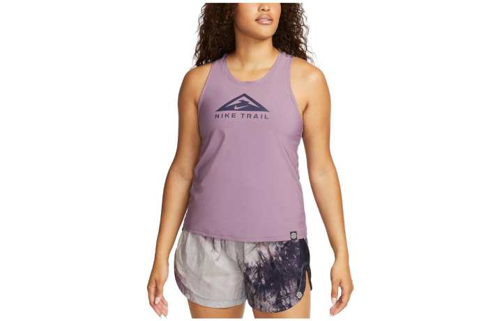 Nike Nike Tank Tops Women's Purple Crew Neck Moderate Straight Fit