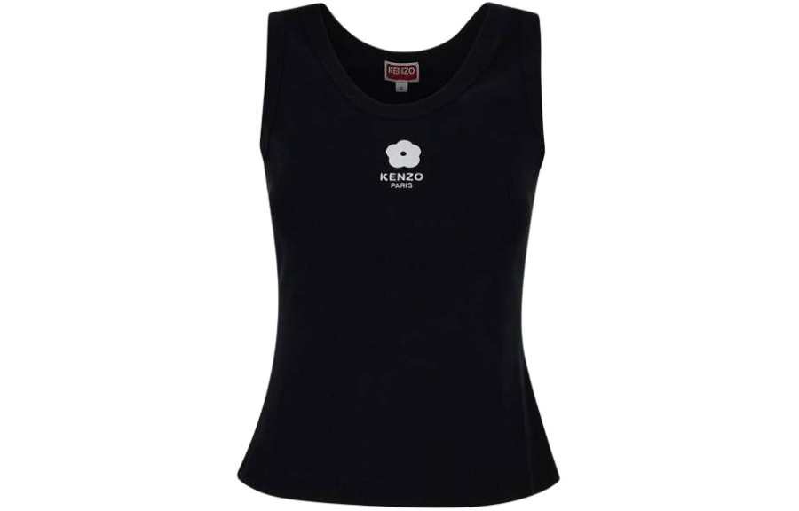 KENZO KENZO Logo Embroidered Sleeveless Top