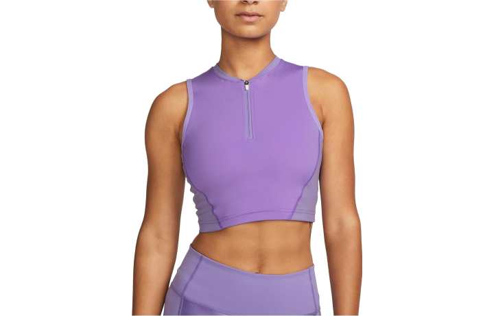 Nike Nike Tank Tops Women's Space Purple Crew Neck Moderate Straight Fit