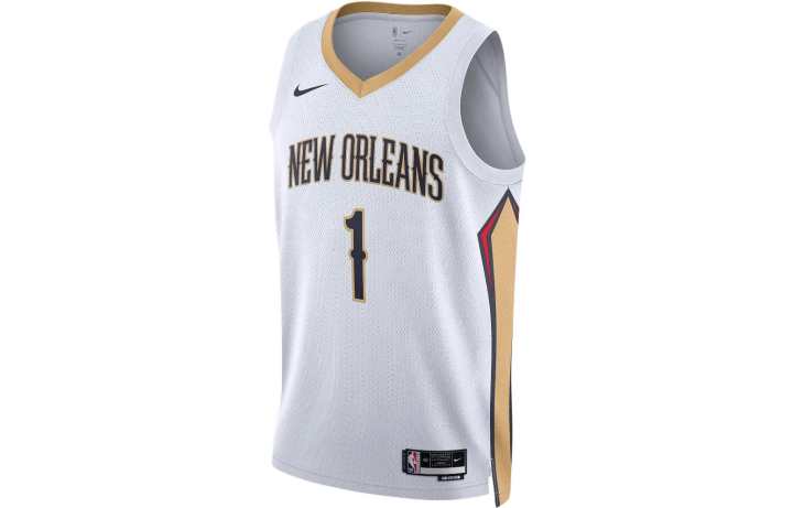 Nike Nike Basketball Jerseys Unisex White Moderate Straight Fit
