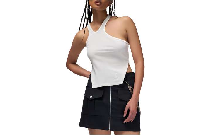 Nike Nike Tank Tops Women's White V Neck Moderate Other