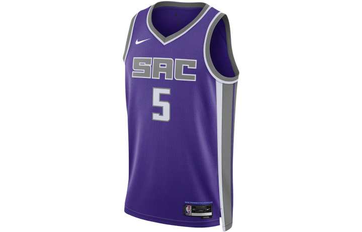 Nike Nike De'Aaron Fox Sacramento Kings 2024/25 Hardwood Classics Men's Nike Dri-FIT Nba Swingman Jersey