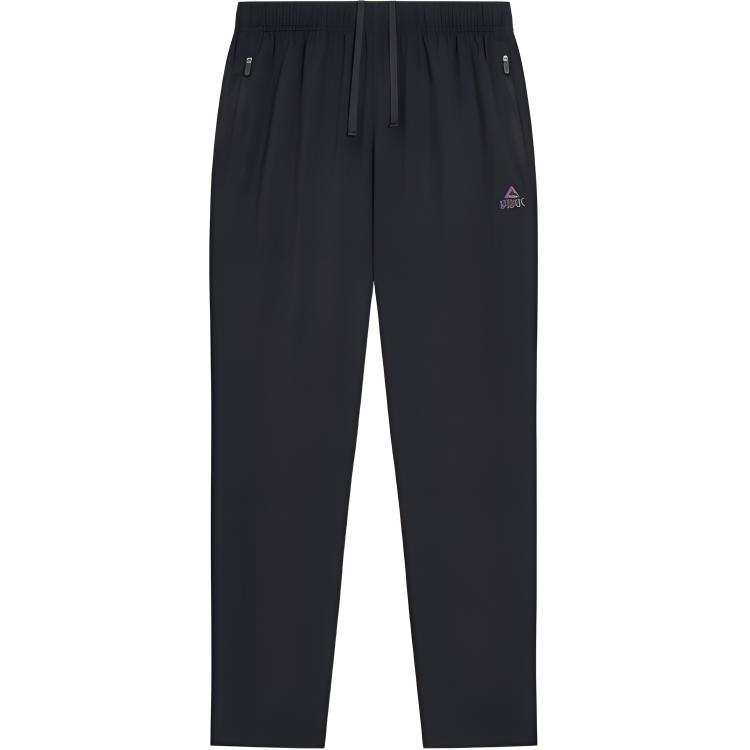 PEAK Casual Pants Men's Black Moderate Straight Fit Pants