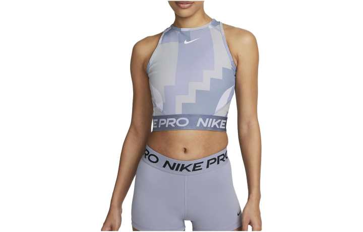 Nike Nike Tank Tops Women's Purple Crew Neck Moderate Halter Neck