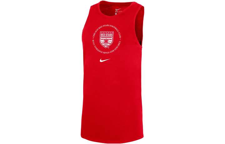 Nike Nike Tank Tops Women's Red Crew Neck Moderate Other