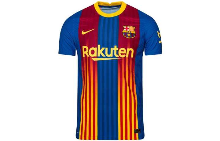 Nike Nike Barcelona Soccer Jerseys Men's Blue Moderate