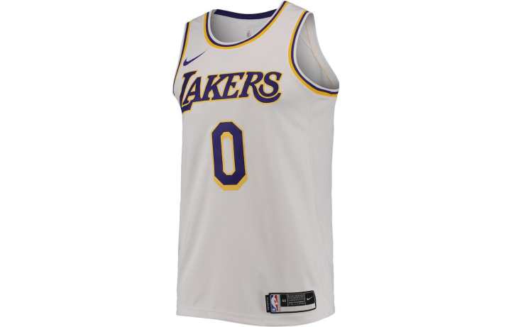 Nike Nike Basketball Jerseys Men's White Moderate Straight Fit