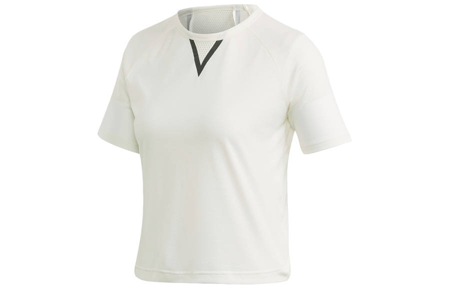 Adidas Adidas T Shirts Women's Jade White Crew Neck Moderate