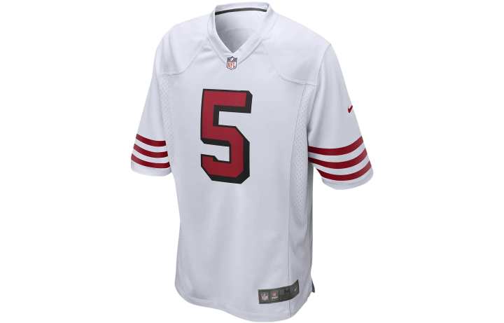 Nike Nike Soccer Jerseys Men's White Moderate Straight Fit