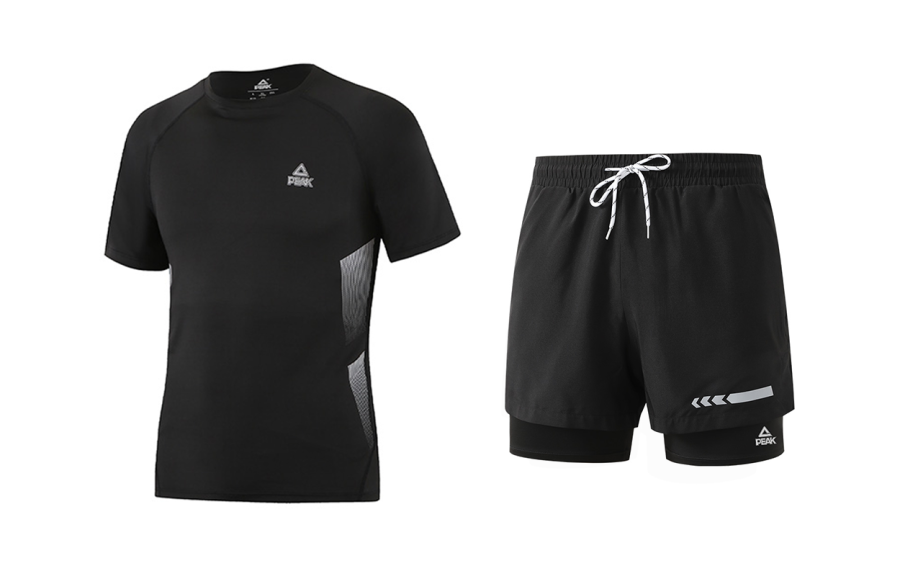 PEAK Casual Sportswear Unisex Black