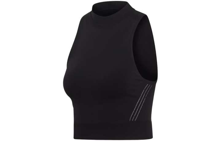 Adidas Adidas Tank Tops Women's Black Half Turtleneck Moderate Other