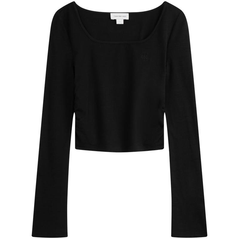 Calvin Klein SS25 T Shirts Women's Square Collar Moderate