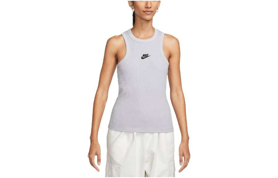 Nike Nike Tank Tops Women's Gray Crew Neck Moderate Other