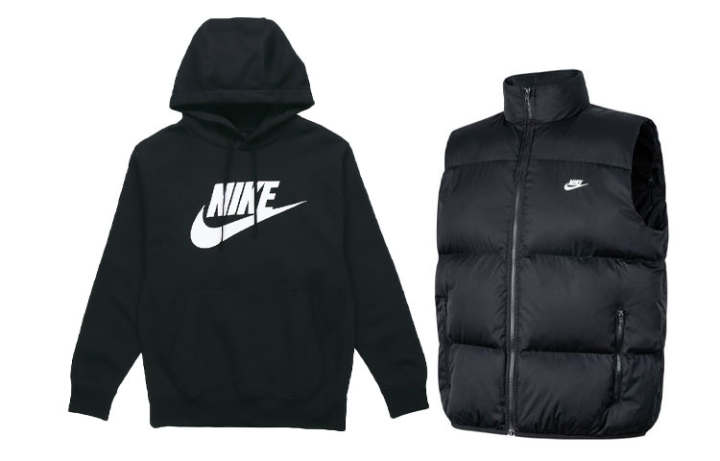Nike Nike Casual Sportswear Men's Black+Black Hooded Moderate