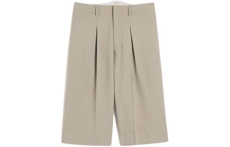 AMIPARIS Ami Front Pleated Bermuda Shorts