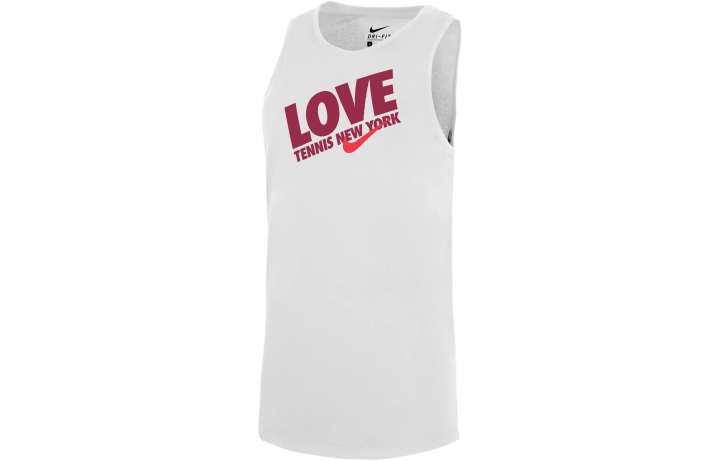 Nike Nike Dri Fit Tank Tops Women's White Crew Neck Moderate Other