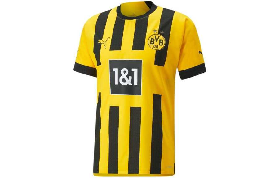 PUMA Dortmund Soccer Jerseys Men's Yellow Moderate